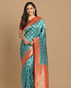 Trendy Dark Green Saree